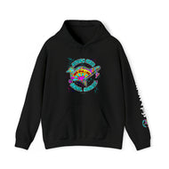 Peace Love and Pigs Dove Design for Arthur's Acres Unisex Heavy Blend™ Hooded Sweatshirt - 8 COLORS