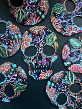 Load image into Gallery viewer, Colorful Calaveras Halloween Boho Art - Skull Decoration
