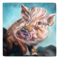Penny Lane Arthur's Acres Animal Sanctuary Metal Magnet 2x2 - Allison Luci