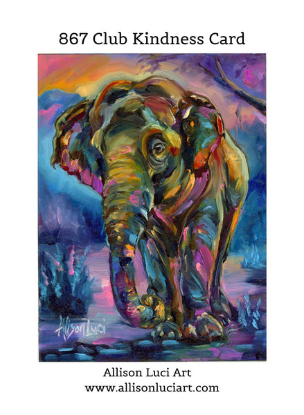 June Catch-Up KAAVAN 8-6-7 Print Club - 2026 Year of the Elephant ART - Free Shipping