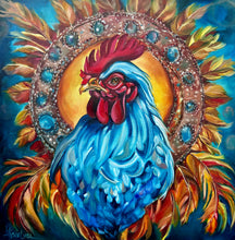 Load image into Gallery viewer, The Strong-Willed Bird Within Original Oil Painting 20” x 20”
