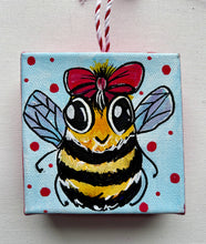 Load image into Gallery viewer, Oh Christmas Bee 4x4 painted Ornament
