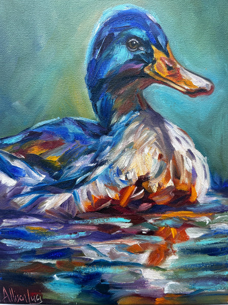 Peace Runs Deep Original Oil Painting 9”x12”