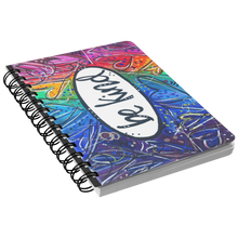 Load image into Gallery viewer, Be_Kind_Notebook_Journal_Black_SN_Front_Angle_Mockup.png
