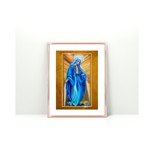 Load image into Gallery viewer, Blessed Mother Mary Religious Art Print - Multiple Sizes
