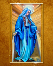 Load image into Gallery viewer, Blessed Mother Mary Religious Art Print - Multiple Sizes
