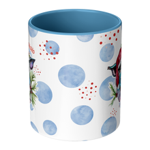 Load image into Gallery viewer, Blue_Santa_Pig_Watercolor_Art_on_a_Blue__Center_Main_Mockup.png
