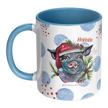 Load image into Gallery viewer, Blue_Santa_Pig_Watercolor_Art_on_a_Blue__LH_Main_Mockup.png
