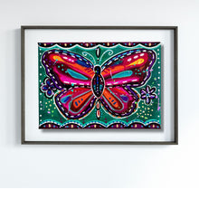 Load image into Gallery viewer, Summer Collection Boho Butterfly 5x7 Original Painting
