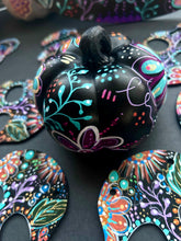 Load image into Gallery viewer, Small Reain Colorful3-D Pumpkins Halloween Boho Art - Decoration

