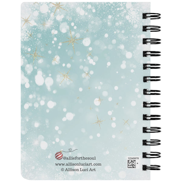 Christmas Holiday Doe Deer Notebook