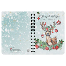 Load image into Gallery viewer, Christmas Holiday Doe Deer Notebook
