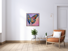 Load image into Gallery viewer, Colorful Fun Butterfly Art PAPER Giclee PRINT - Multiple Sizes
