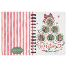 Load image into Gallery viewer, Cute Christmas Squirrels Art Notebook Journal Allison Luci Art
