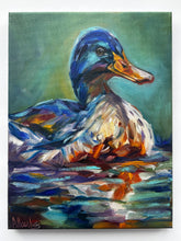 Load image into Gallery viewer, Peace Runs Deep Original Oil Painting 9”x12”

