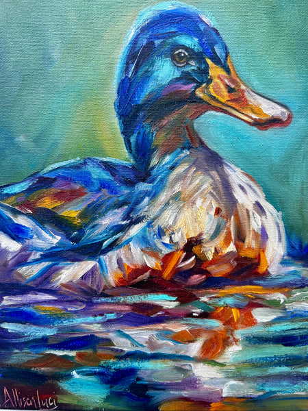 Peace Runs Deep Original Oil Painting 9”x12”
