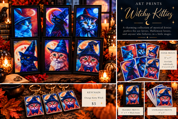 Witchy Kitties Collection • Set of 6 - 5