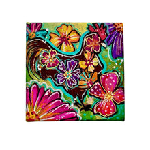 Load image into Gallery viewer, Summer Collection Flower Power Chic 4x4 Original Painting
