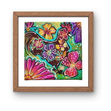 Load image into Gallery viewer, Summer Collection Flower Power Chic 4x4 Original Painting
