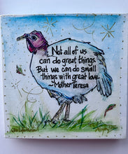Load image into Gallery viewer, Canvas Print Turkey Love ART with Mother Teresa Quote Canvas Print Allison Luci Art

