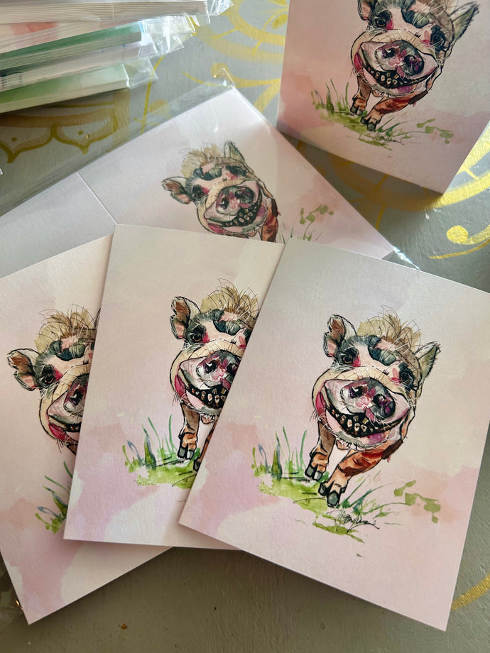 Tennessee Moonshine Notecards Set of 6 or 12 from Odd Man Inn Animal Refuge