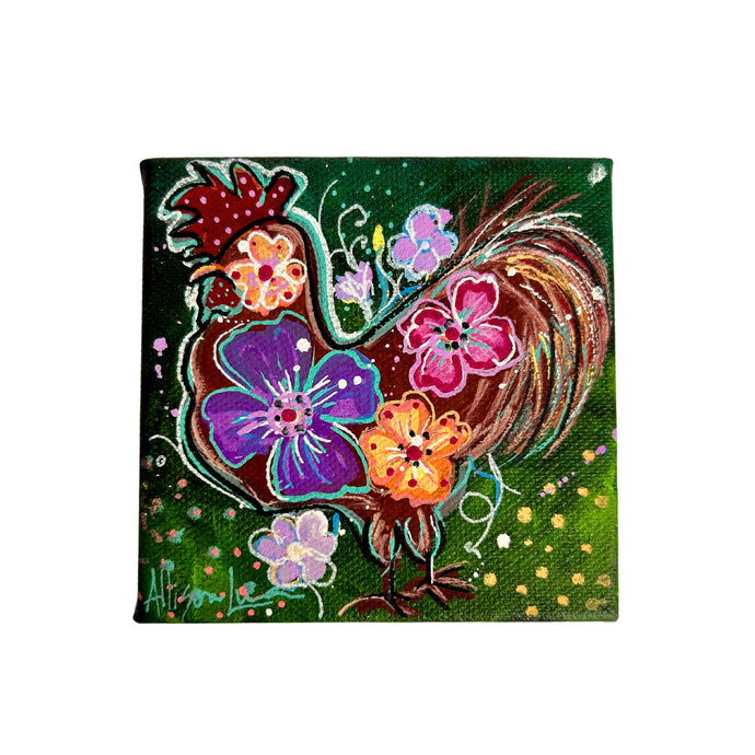 Summer Collection Garden Chic 4x4 Original Painting