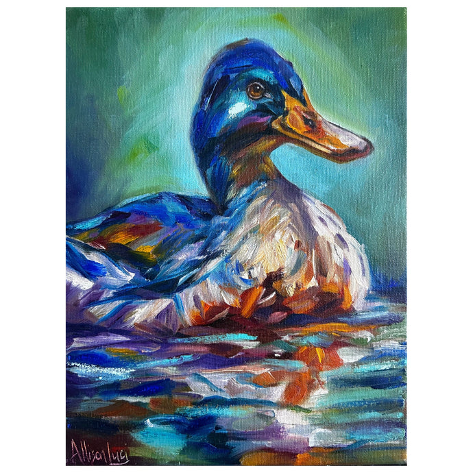 Peace Runs Deep Original Oil Painting 9”x12”