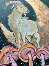 Load image into Gallery viewer, Goat Art PAPER Giclee PRINT Essence of Existence  - Multiple Sizes
