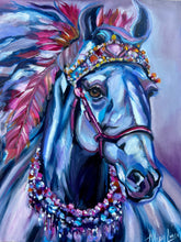 Load image into Gallery viewer, Magical Bejeweled Animals Prints from Original Oil Painting - Multiple Sizes - Multiple Animals
