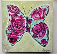 Load image into Gallery viewer, Freedom and Growth 10” x 10” Original Painting - SPRING BLOOM COLLECTION

