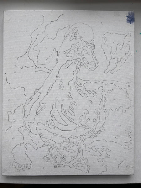 Color me in! Doodles Duck Goosepond Mountain Sanctuary Workshop Study -  8