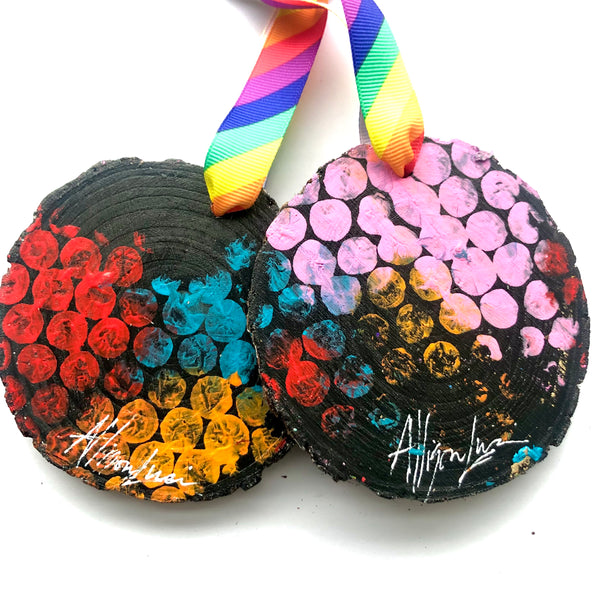 Progress Pride Flag Butterfly Ornament -  Rainbow Collection