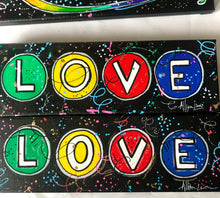 Load image into Gallery viewer, L-O-V-E NYC Subway Art Original Painting - Rainbow Collection
