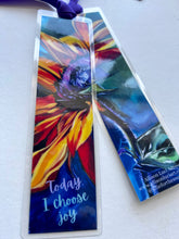 Load image into Gallery viewer, Sunflower Art Bookmark Today I Choose Joy
