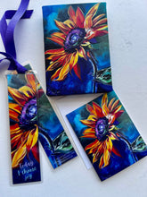 Load image into Gallery viewer, Sunflower Art Notecards Set of 6 or 12 - Today I Choose Joy - Blank Inside
