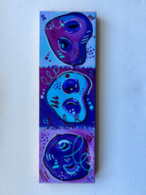 Load image into Gallery viewer, The Violet Snout Society - Whimsical Pig Snout Art 4" x 12"
