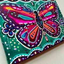 Load image into Gallery viewer, Summer Collection Boho Butterfly 5x7 Original Painting
