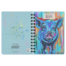 Load image into Gallery viewer, January, colorful pig of Hope - You Become what You Believe
