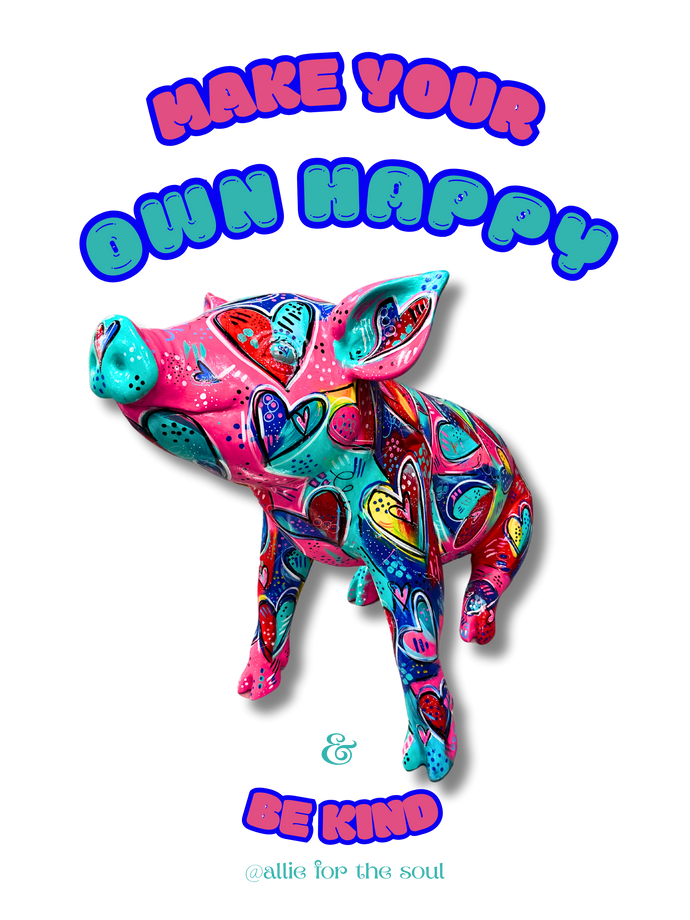 Make Your Own Happy PIG Sticker
