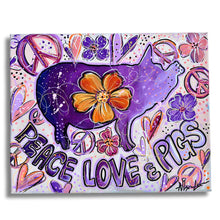 Load image into Gallery viewer, Summer Collection Peace Love &amp; Pigs 8x10 Original Painting
