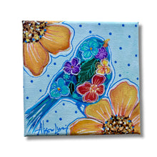 Load image into Gallery viewer, MINIS &amp; MOONS Collection PETAL WHISPERER 5 x 5 Original Painting
