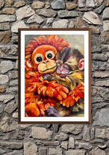 Load image into Gallery viewer, Punch the Monkey Print from Original Oil Painting - Paper or Canva - Multiple Sizes

