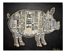 Load image into Gallery viewer, Sanctuary Community Pig Fine Art Paper Print Multiple Sizes STOCK PRINTS
