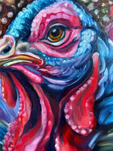 Load image into Gallery viewer, Unstoppable Regal Turkey Original Oil Painting - Jewel Collection - 20x20

