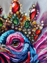 Load image into Gallery viewer, Jeweled Royal Turkey Art PAPER Giclee PRINT Unstoppable - Multiple Sizes
