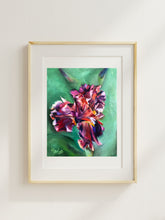 Load image into Gallery viewer, Wild Soul Iris Oil Painting Print on Paper - Multiple Sizes - Allison Luci
