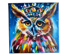 Load image into Gallery viewer, Wise at Heart Original Oil Painting 6” x 6”
