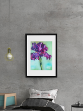 Load image into Gallery viewer, Purple Iris Flower Fine Art Print STOCK PRINT SALE
