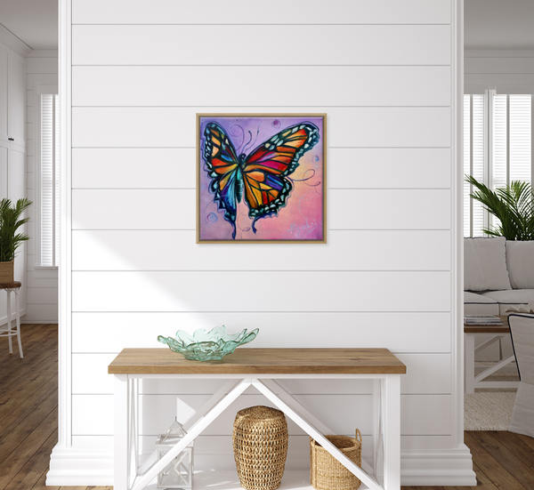 MINIS MOONS Collection Butterfly CANVAS PRINT - Multiple Sizes