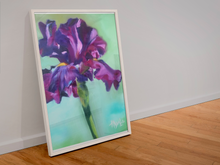 Load image into Gallery viewer, Purple Iris Flower Fine Art Print STOCK PRINT SALE
